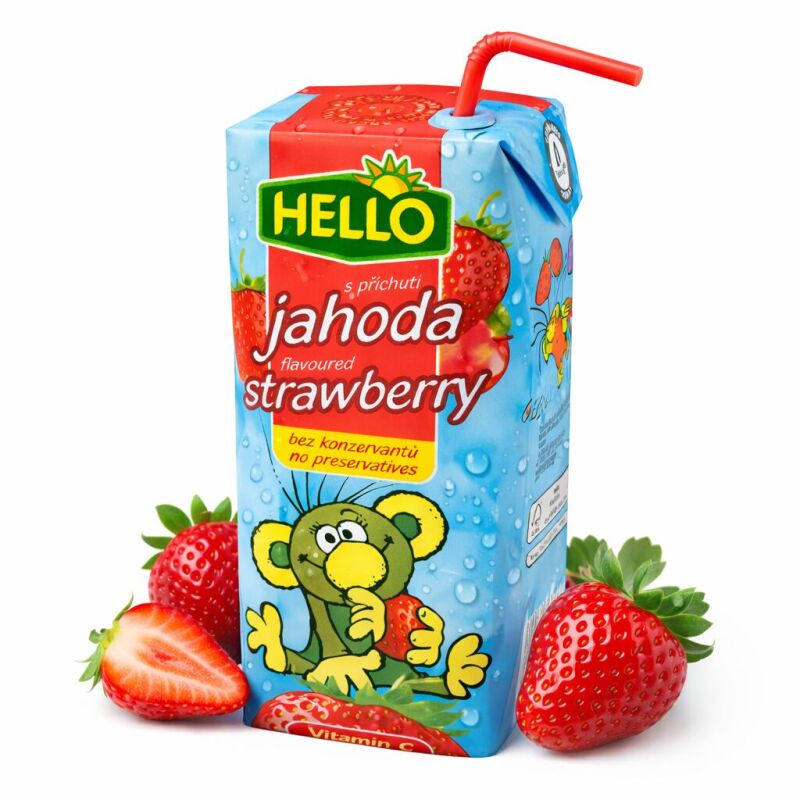 Hello Mini Jahoda 250 ml